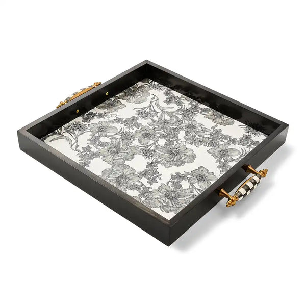 Courtly English Garden Serving Tray