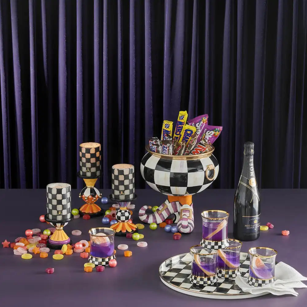 Courtly Check Coupe Glass