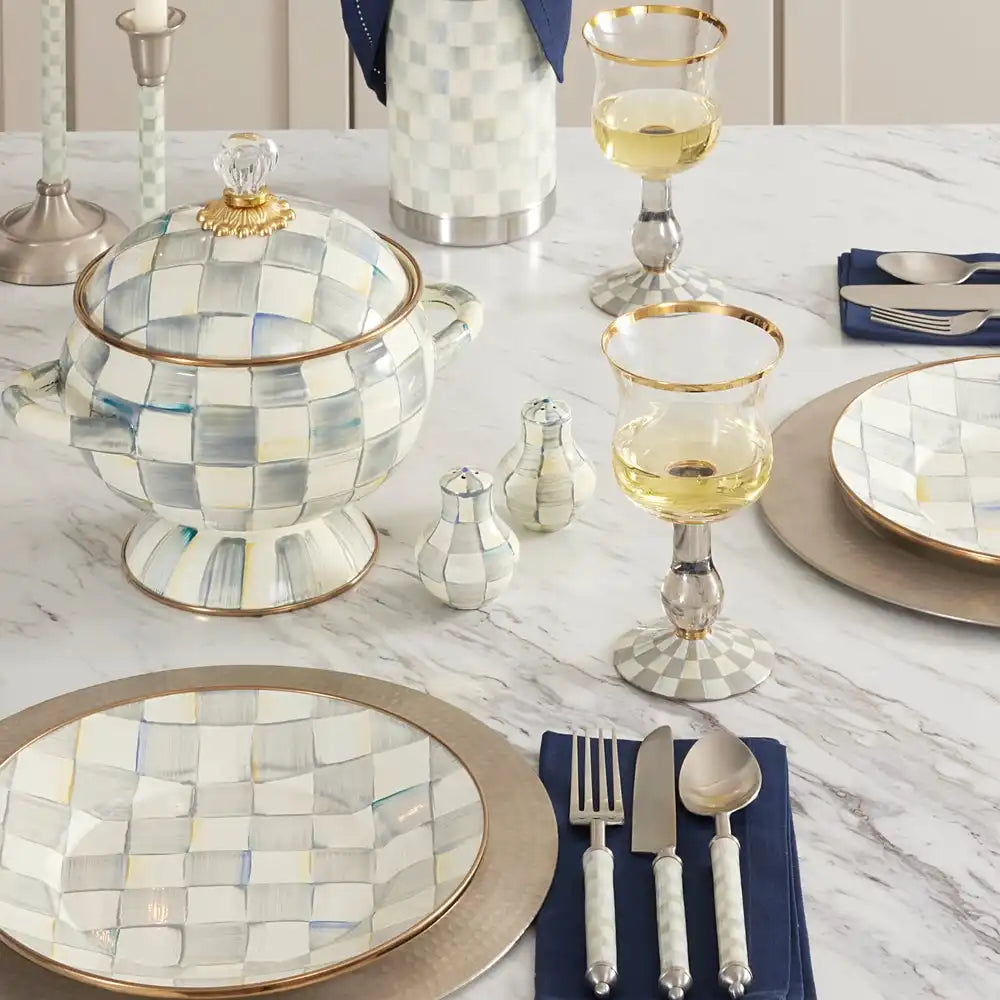 Courtly Check Large Salt & Pepper Shakers
