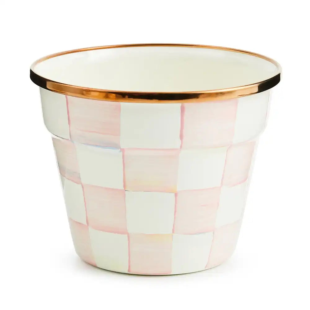 Emerald Check Small Garden Pot