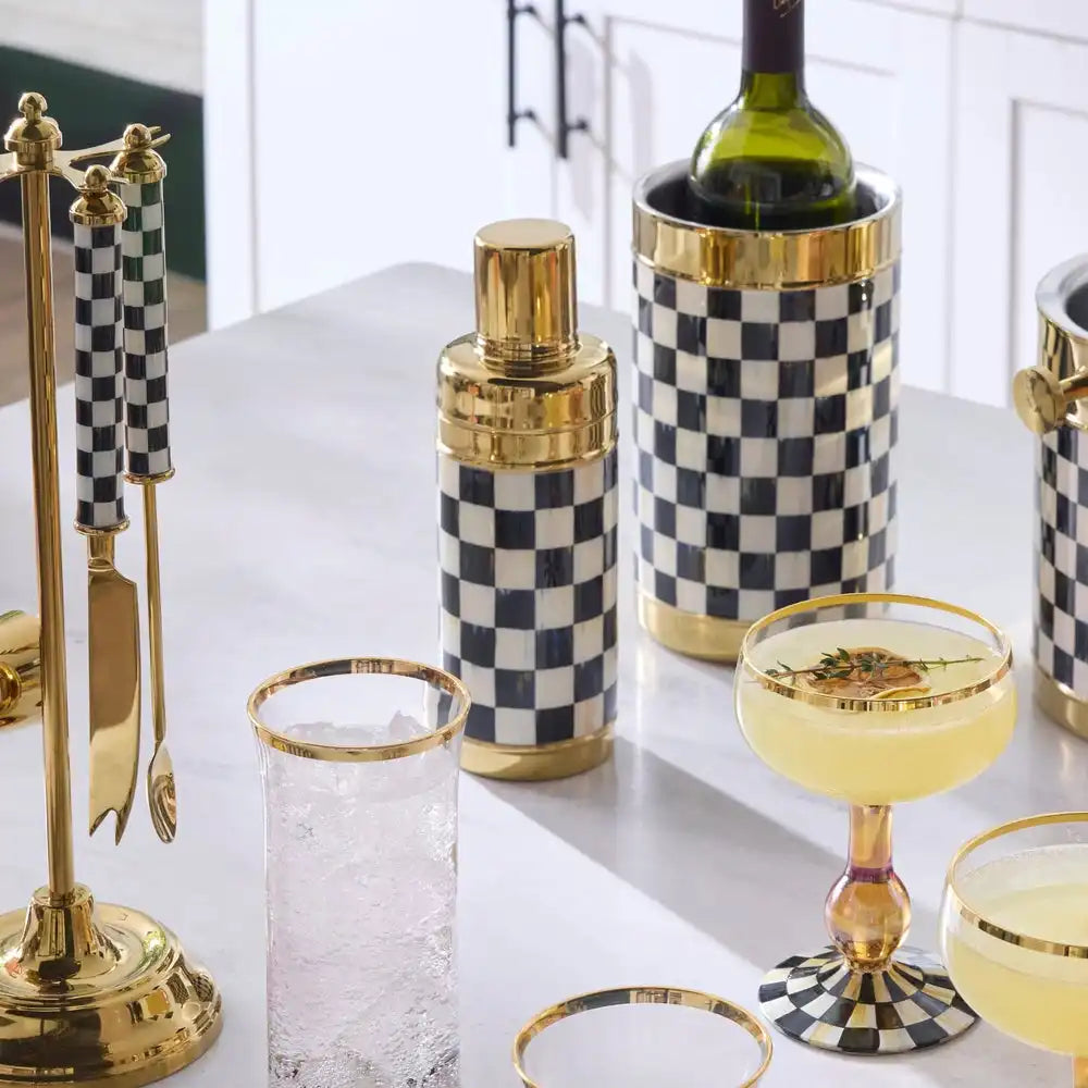 Rosy Check 3260 Gold Wine Cooler