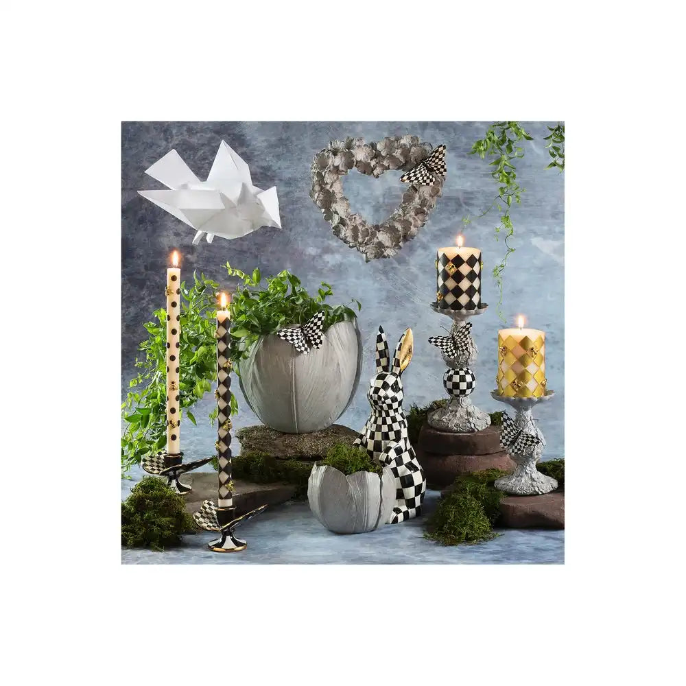 Courtly Check Butterfly Candle Holders, Set of 2 Secondary image