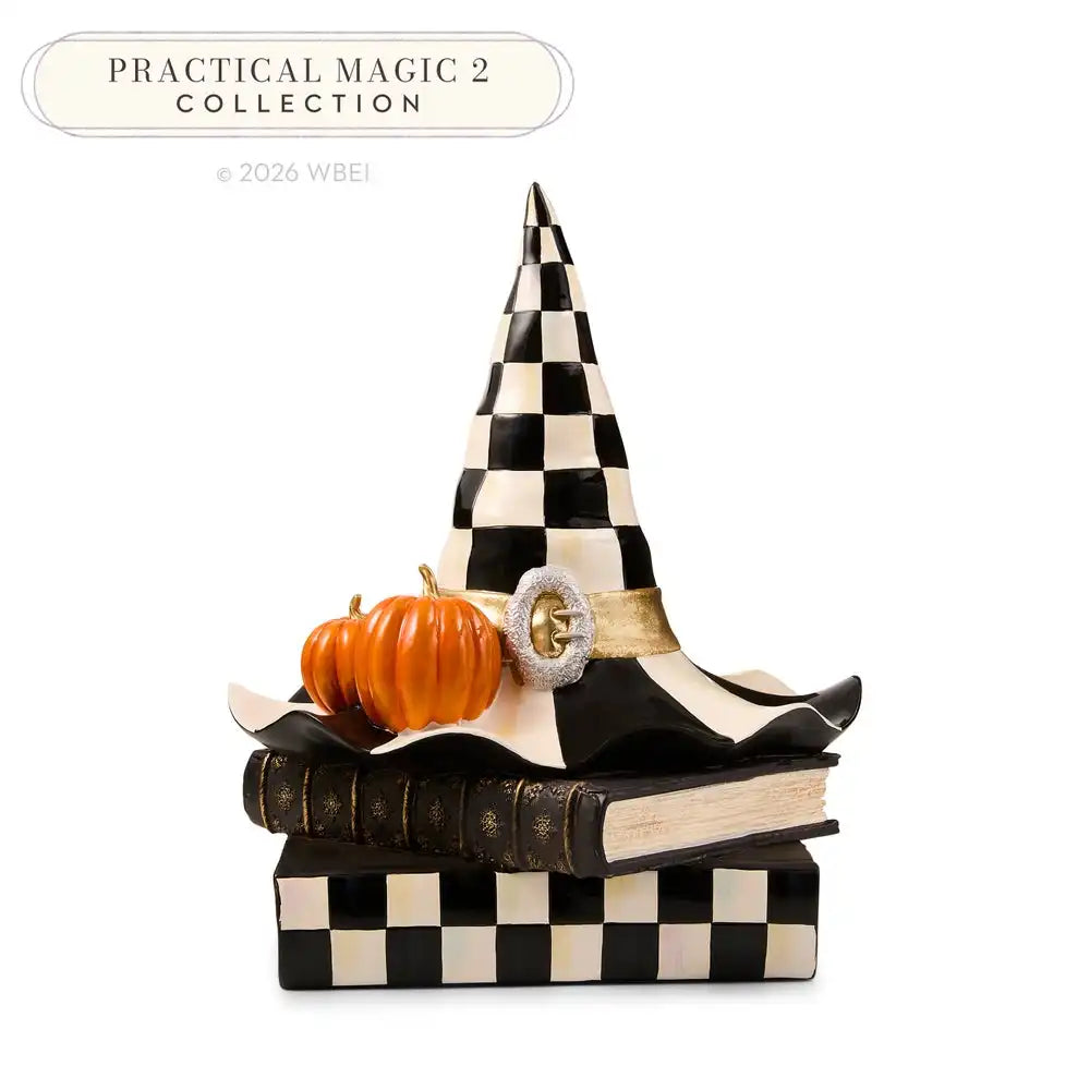 Courtly Check Witch Hat on Books Main image