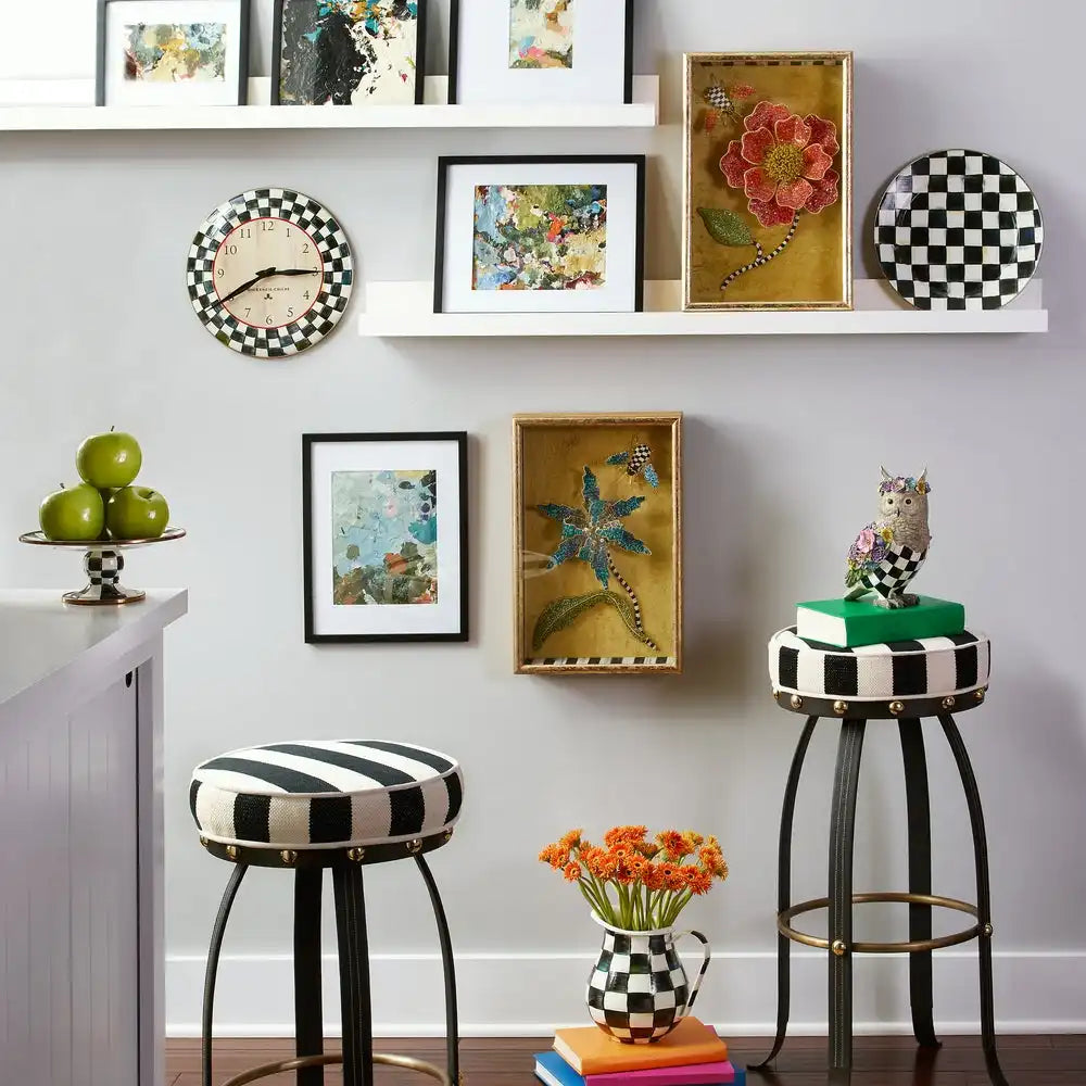 Royal Check Wall Clock