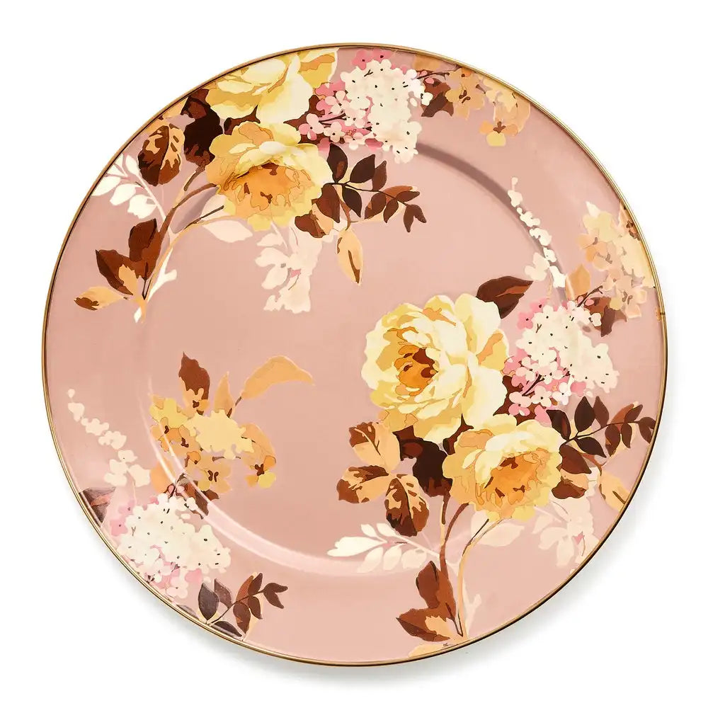 Wild Rose Mauve Dinner Plate