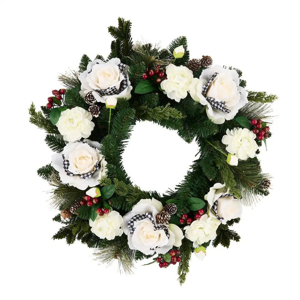 Courtly Winter Floral 26" Wreath Main image