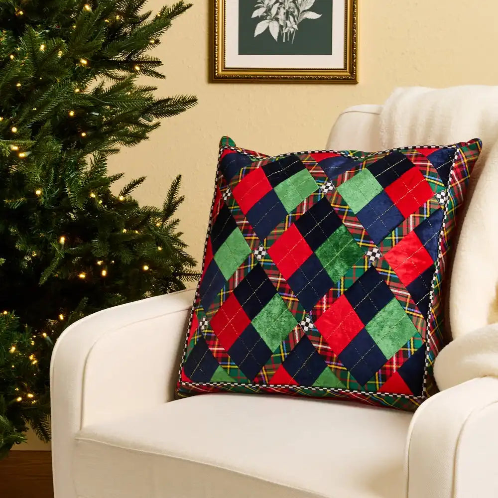 Timeless Tartan Throw Pillow Secondary image