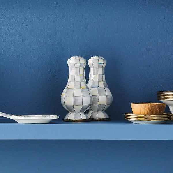 Courtly Check Large Salt & Pepper Shakers