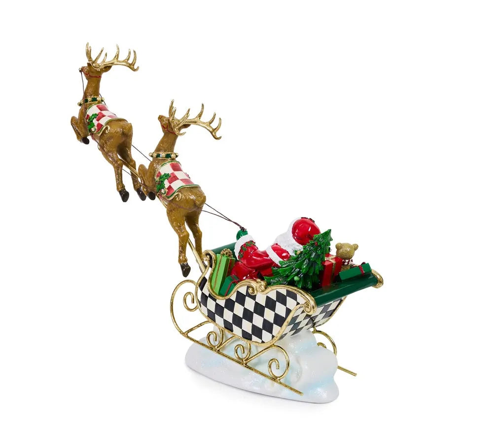 Illuminated Sleigh Ride & Reindeer