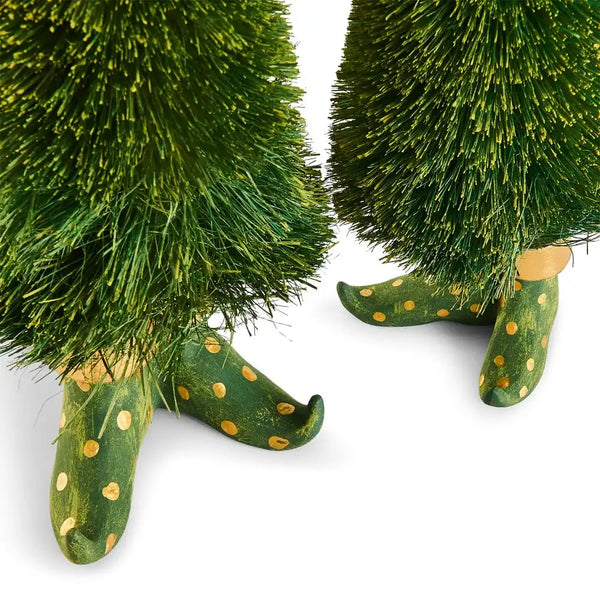 Patience Brewster Dash Away Sisal Elf Tree Figures