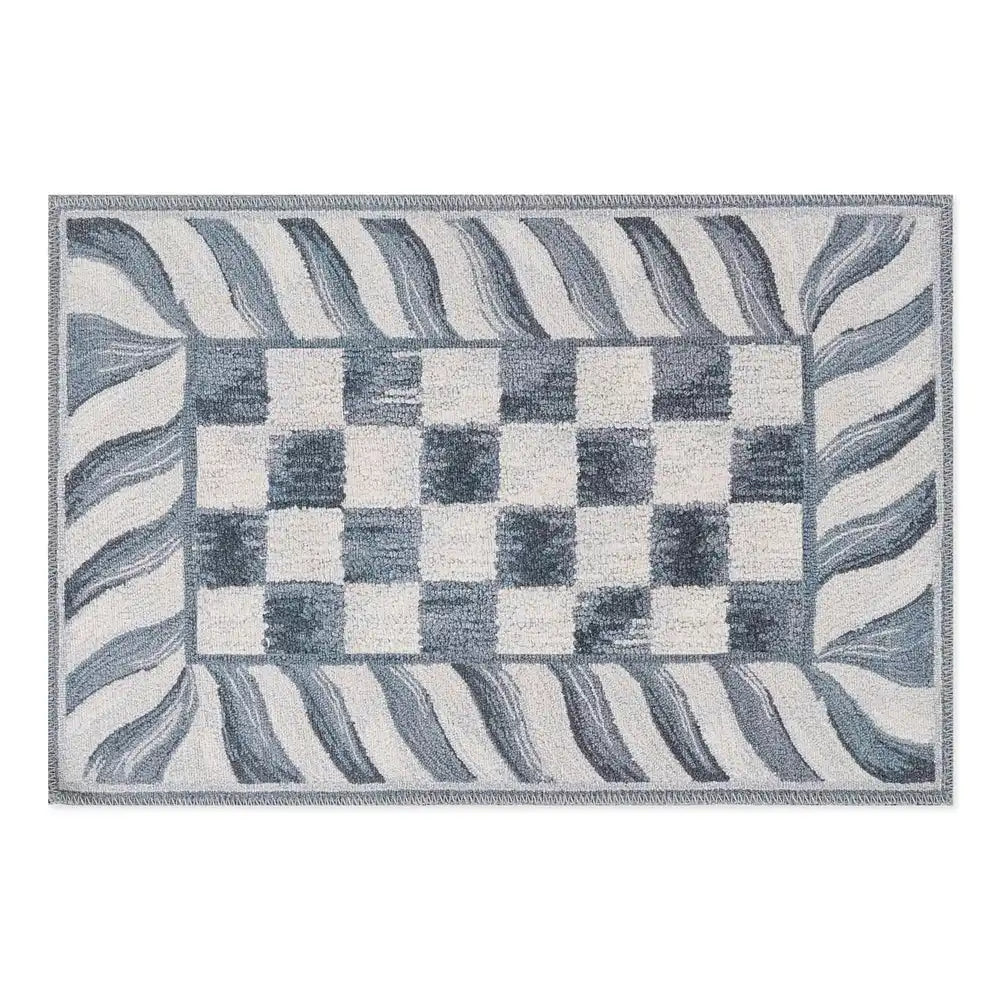 Sterling Check 5' x 7'6" Washable Rug