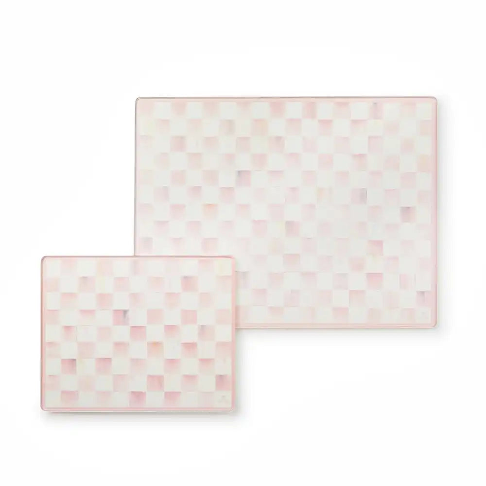 Cherry Check Cutting Board, Set of 2