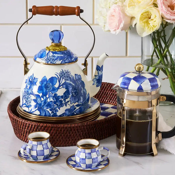 Rosy English Garden 2 Quart Tea Kettle