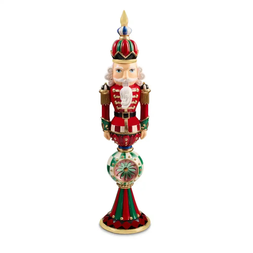 Timeless Tartan Resin Reflector Nutcracker Main image