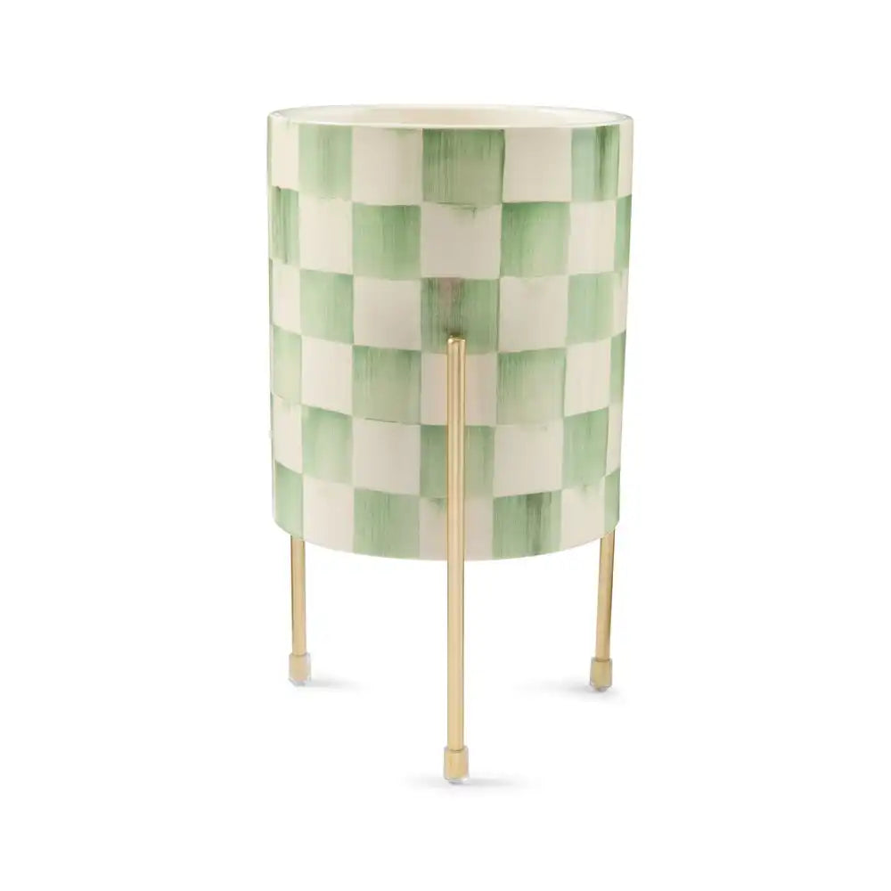 Rosy Check Tabletop Planter