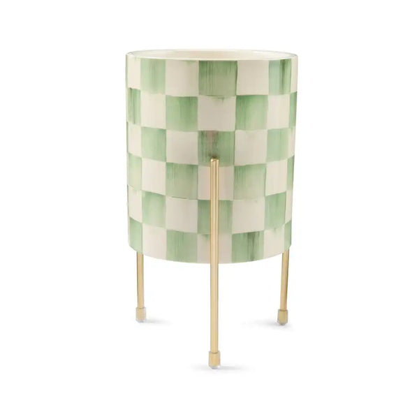 Rosy Check Tabletop Planter