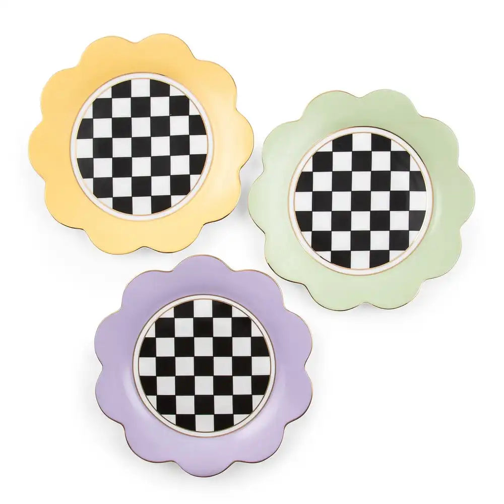 Bee Toile Salad Plate