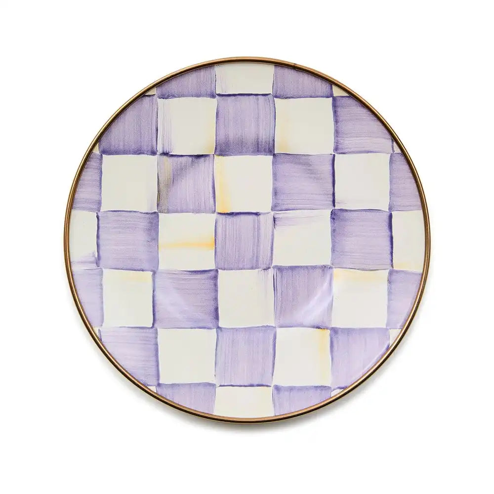 Sterling Check Saucer
