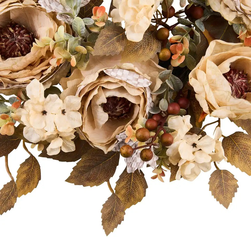 Mocha Fall Floral 26" Wreath