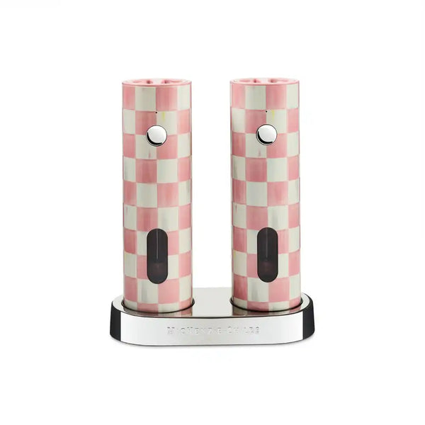 Courtly Check Electric Salt & Pepper Grinder Set