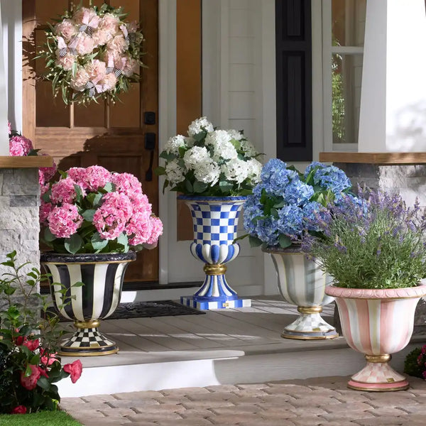 Courtly Stripe Urn