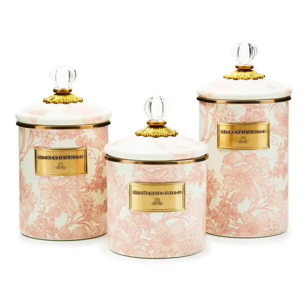 Rosy English Garden Small Canister