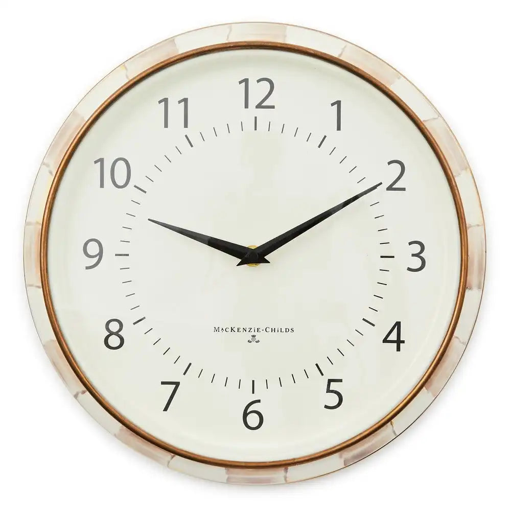 Rosy Check School Wall Clock