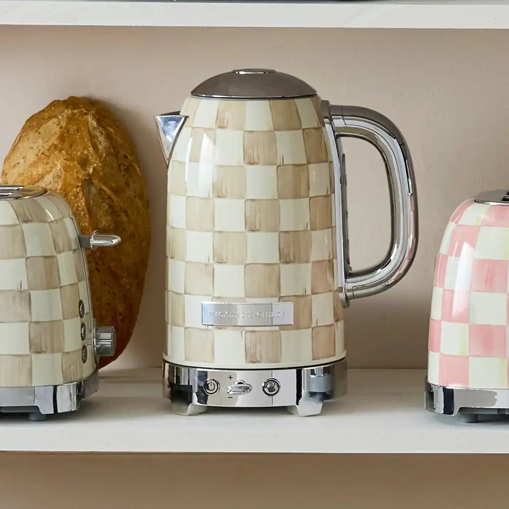 Emerald Check Electric Kettle