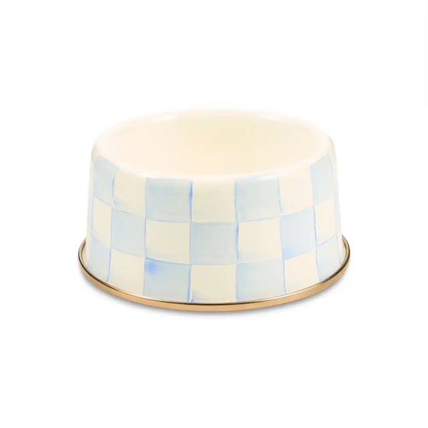 Sky Check Small Pet Dish