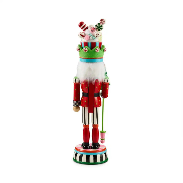 Confetti Christmas Wood Nutcracker