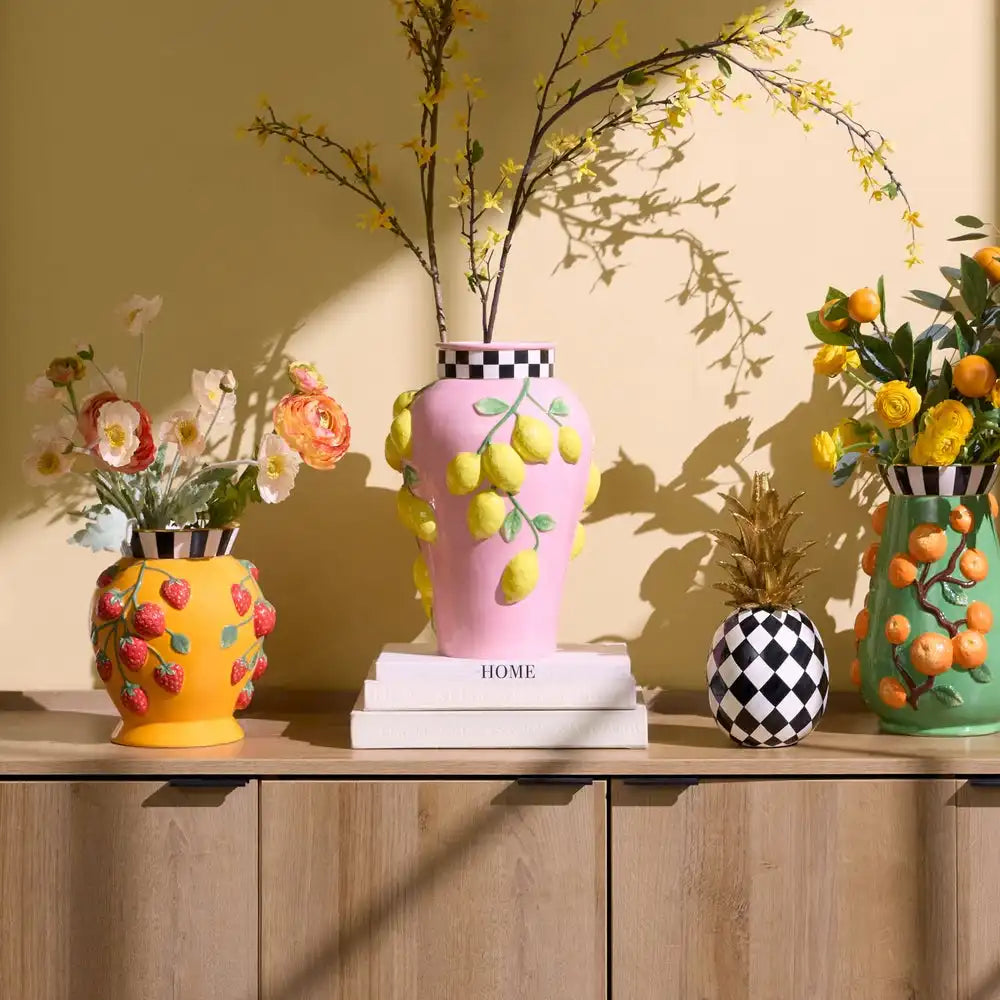 Tutti Frutti Lemon Vase