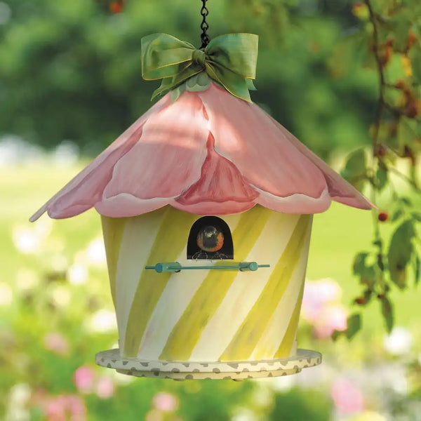 Hollyhock Birdhouse