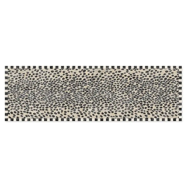 Snow Leopard 2'6" x 8' Washable Runner