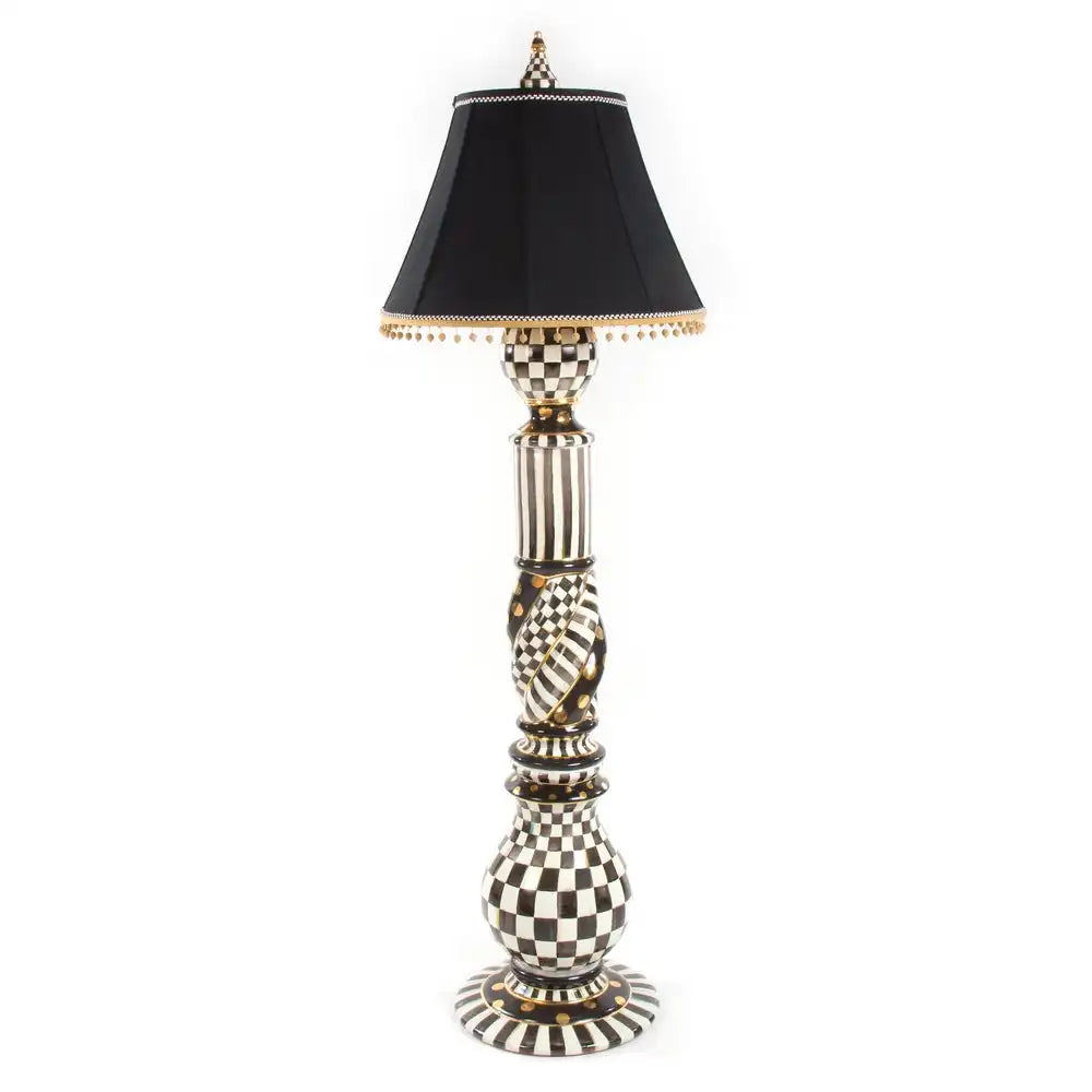 Courtly Check Ceramic Floor Lamp Main image