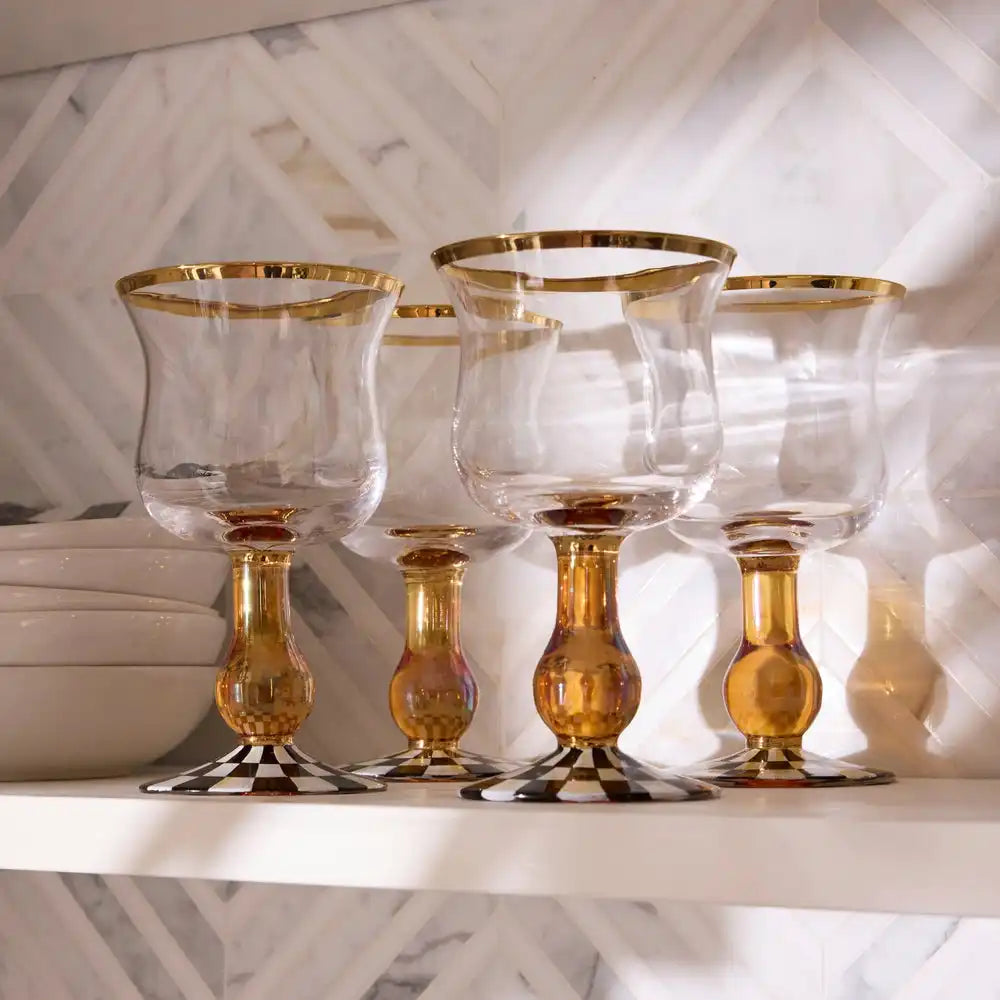 Courtly Check Coupe Glass
