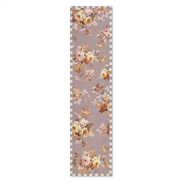 Taupe Wild Rose 8' x 10' Washable Rug