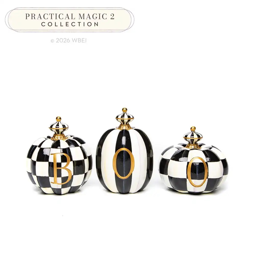 BOO Pumpkins, Set of 3 Main image