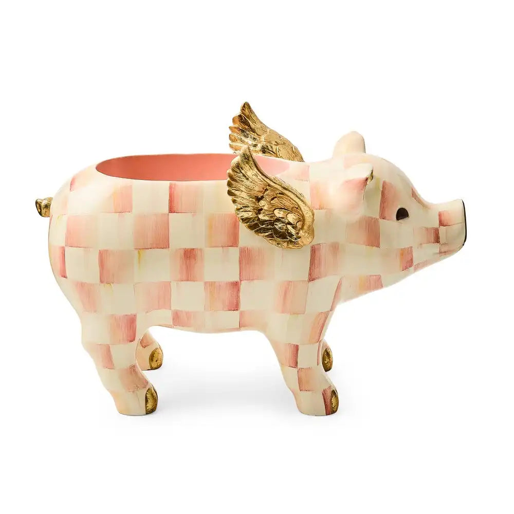 Rosy Check Flying Pig Planter Secondary image