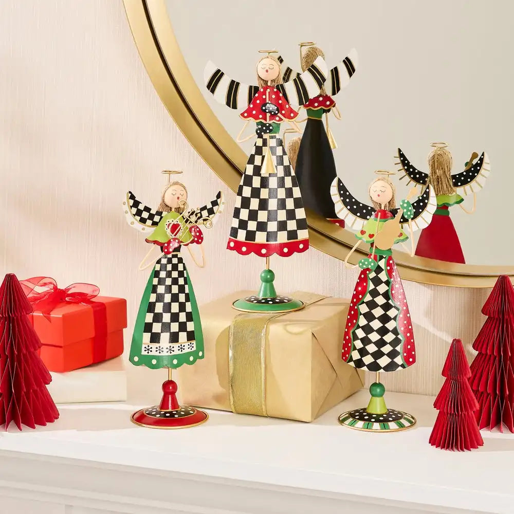 Rejoicing Tin Angels, Set of 3 Secondary image