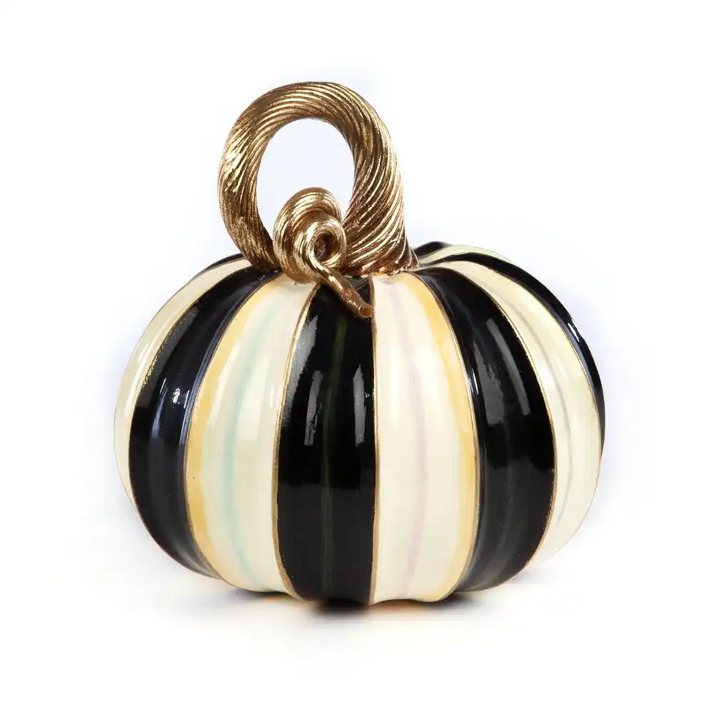 Elegant Stripe Large Pumpkin Main image