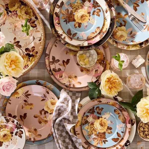 Wild Rose Mauve Dinner Plate