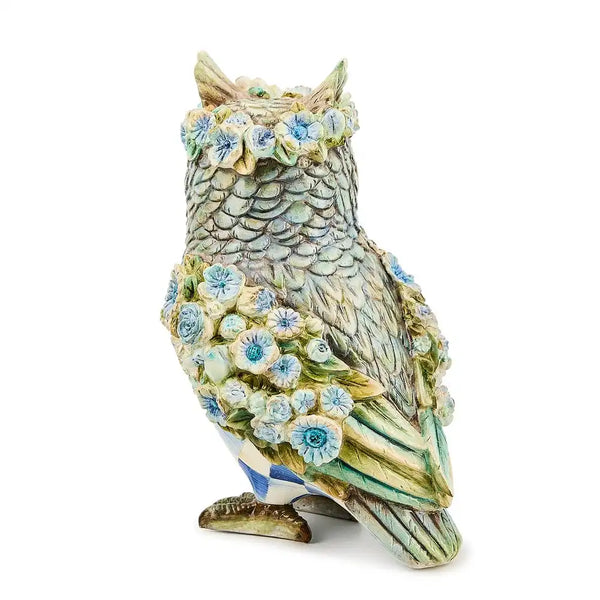Royal Autumn Owl Figurine
