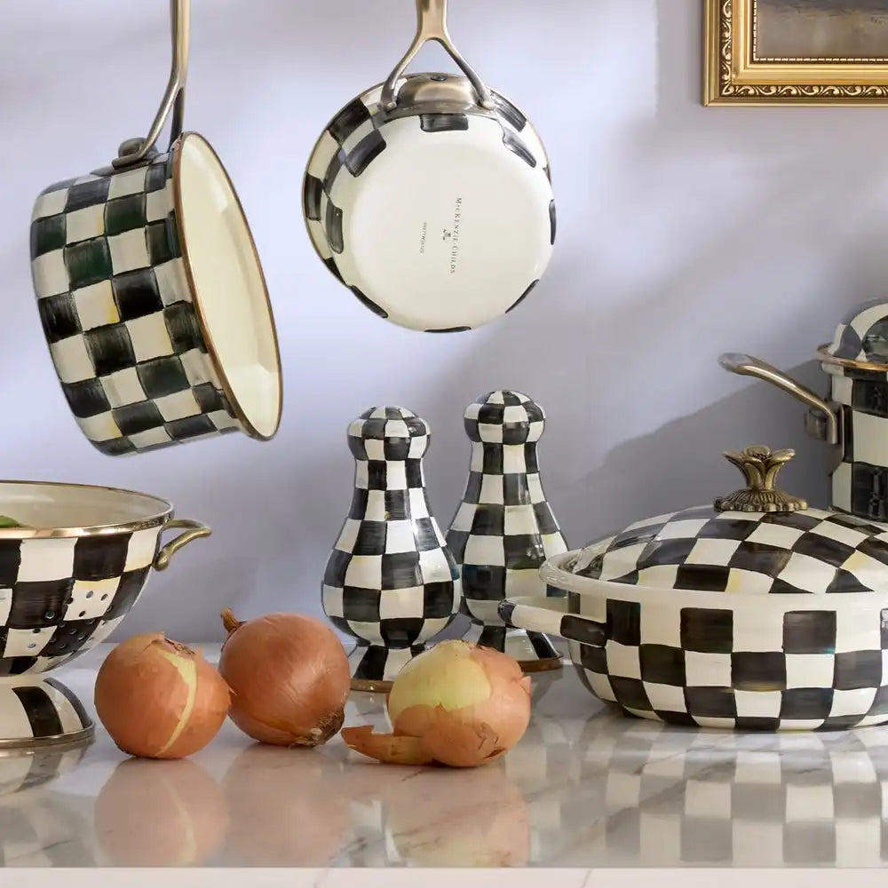 Courtly Check Large Salt & Pepper Shakers Secondary image