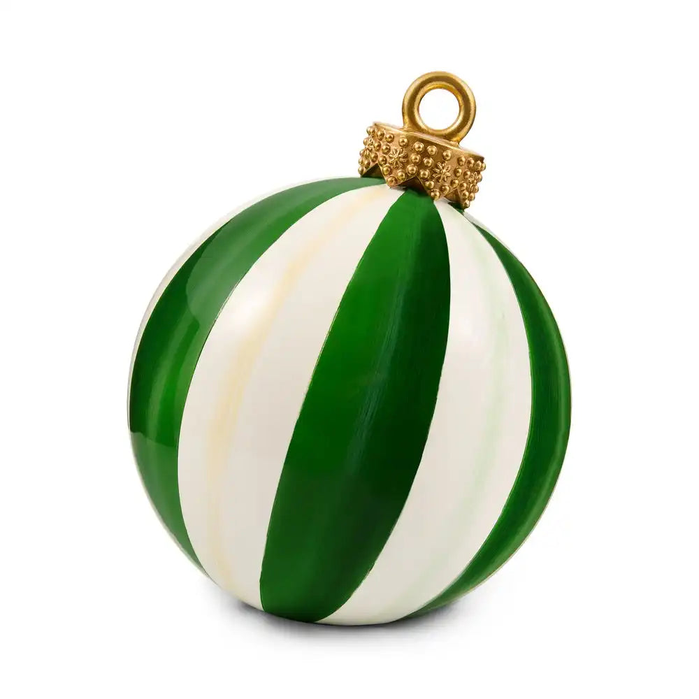 Red Stripe Medium Tabletop Ornament