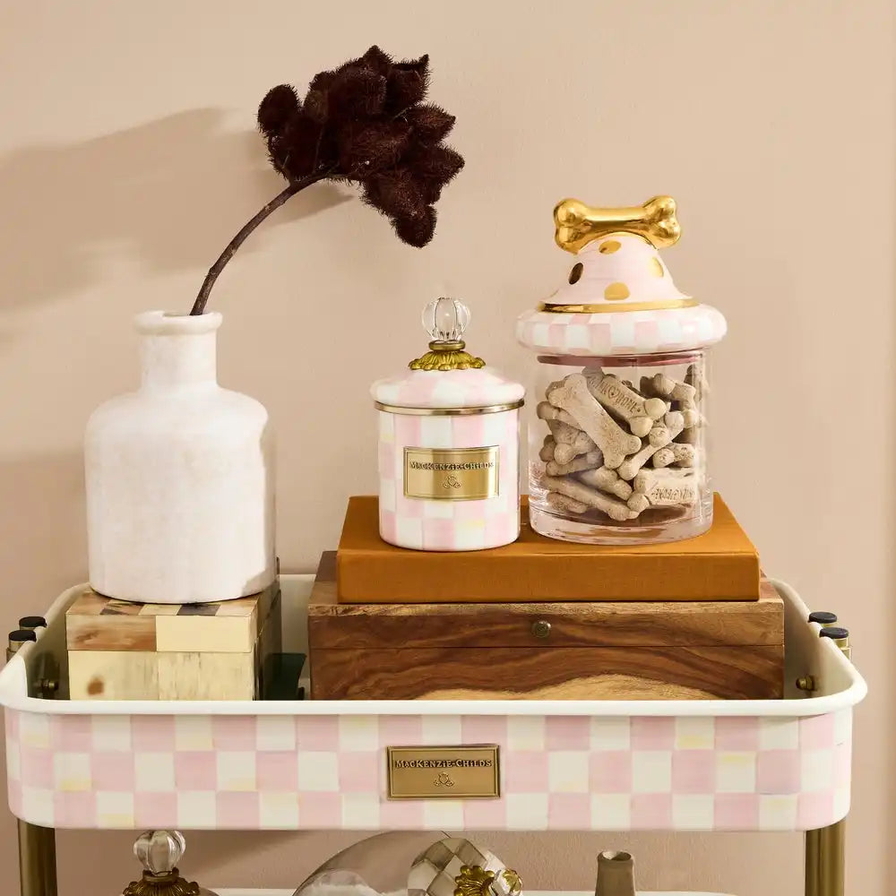Rosy Check Canisters, Set of 3
