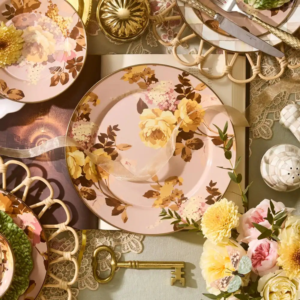 Wild Rose Mauve Dinner Plate