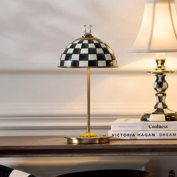 Sophisticheck LED Rechargeable Dome Table Lamp
