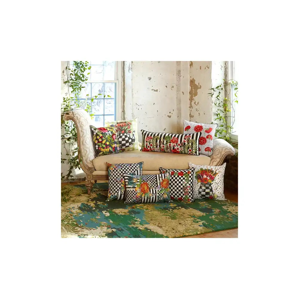 Courtly Flower Market Pillow Secondary image
