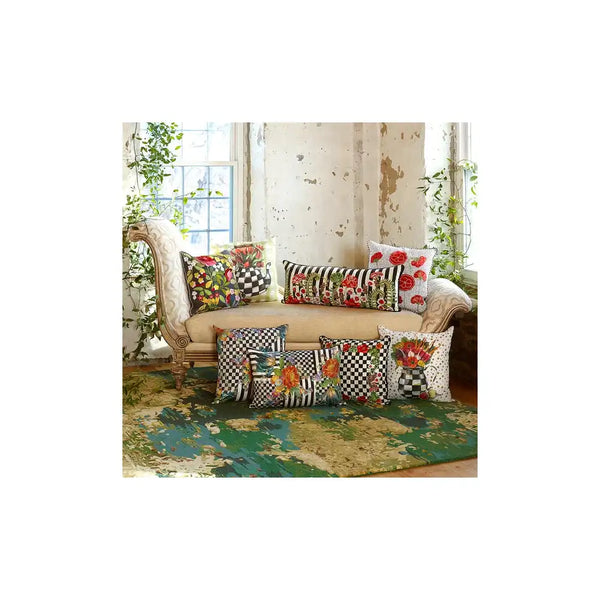 Courtly Flower Market Pillow