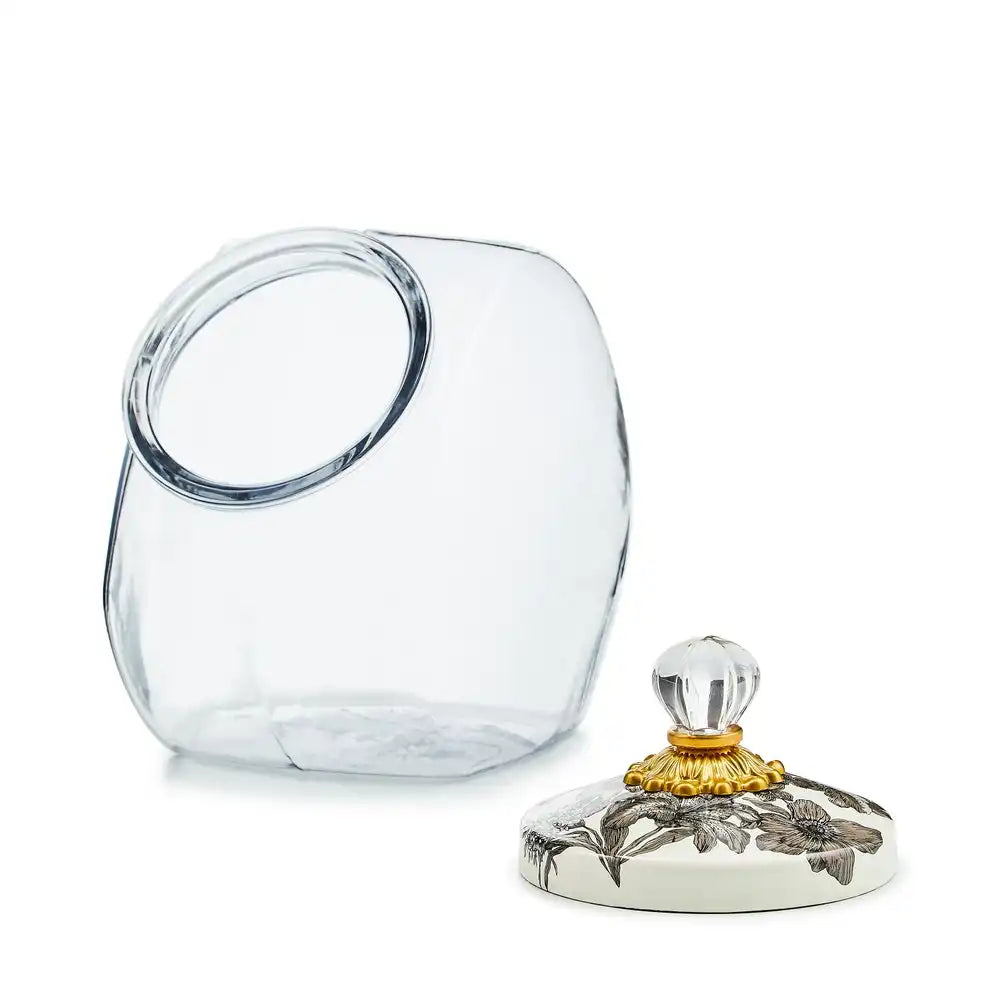 Cookie Jar with Sterling English Garden Lid Secondary image